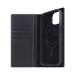 SLG Design puzdro D8 Magsafe Full Grain Leather pre iPhone 15 - Black Blue SD-D8G-DC-IP15-BB