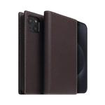 SLG Design puzdro D8 Magsafe Full Grain Leather pre iPhone 15 - Brown SD-D8G-DC-IP15-BC