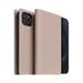 SLG Design puzdro D8 Magsafe Full Grain Leather pre iPhone 15 - Light Cream SD-D8G-DC-IP15-LC