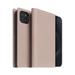 SLG Design puzdro D8 Magsafe Full Grain Leather pre iPhone 15 - Light Cream SD-D8G-DC-IP15-LC