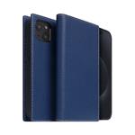 SLG Design puzdro D8 Magsafe Full Grain Leather pre iPhone 15 - Navy Blue SD-D8G-DC-IP15-NB