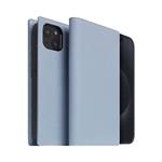 SLG Design puzdro D8 Magsafe Full Grain Leather pre iPhone 15 - Powder Blue SD-D8G-DC-IP15-PB