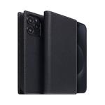 SLG Design puzdro D8 Magsafe Full Grain Leather pre iPhone 15 Pro - Black Blue SD-D8G-DC-IP15P-BB