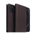 SLG Design puzdro D8 Magsafe Full Grain Leather pre iPhone 15 Pro - Brown SD-D8G-DC-IP15P-BC