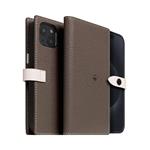 SLG Design puzdro D8 Magsafe Hybrid Full Grain Leather pre iPhone 15 - Etoff Cream SD-D8EG-DC-IP15-EC
