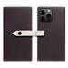 SLG Design puzdro D8 Magsafe Hybrid Full Grain Leather pre iPhone 15 Pro - Brown Cream SD-D8EG-DC-IP15P-BC