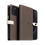 SLG Design puzdro D8 Magsafe Hybrid Full Grain Leather pre iPhone 15 Pro - Etoff Cream SD-D8EG-DC-IP15P-EC