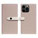 SLG Design puzdro D8 Magsafe Hybrid Full Grain Leather pre iPhone 15 Pro - Light Cream SD-D8EG-DC-IP15P-LC