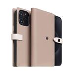 SLG Design puzdro D8 Magsafe Hybrid Full Grain Leather pre iPhone 15 Pro - Light Cream SD-D8EG-DC-IP15P-LC