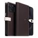 SLG Design puzdro D8 Magsafe Hybrid Full Grain Leather pre iPhone 15 Pro Max - Brown Cream SD-D8EG-DC-IP15PM-BC