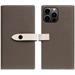 SLG Design puzdro D8 Magsafe Hybrid Full Grain Leather pre iPhone 15 Pro Max - Etoff Cream SD-D8EG-DC-IP15PM-EC