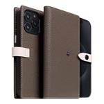 SLG Design puzdro D8 Magsafe Hybrid Full Grain Leather pre iPhone 15 Pro Max - Etoff Cream SD-D8EG-DC-IP15PM-EC
