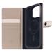 SLG Design puzdro D8 Magsafe Hybrid Full Grain Leather pre iPhone 15 Pro Max - Light Cream SD-D8EG-DC-IP15PM-LC