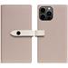 SLG Design puzdro D8 Magsafe Hybrid Full Grain Leather pre iPhone 15 Pro Max - Light Cream SD-D8EG-DC-IP15PM-LC