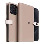 SLG Design puzdro D8 Magsafe Hybrid Full Grain Leather pre iPhone 15 Pro Max - Light Cream SD-D8EG-DC-IP15PM-LC