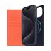 SLG Design puzdro D8 Neon Full Grain Leather Diary pre iPhone 15 - Coral SD-D8N-DC-IP15-CR