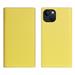 SLG Design puzdro D8 Neon Full Grain Leather Diary pre iPhone 15 - Lemon SD-D8N-DC-IP15-LM