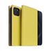 SLG Design puzdro D8 Neon Full Grain Leather Diary pre iPhone 15 - Lemon SD-D8N-DC-IP15-LM