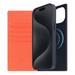 SLG Design puzdro D8 Neon Full Grain Leather Diary pre iPhone 15 Plus - Coral SD-D8N-DC-IP15S-CR