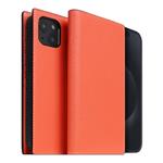 SLG Design puzdro D8 Neon Full Grain Leather Diary pre iPhone 15 Plus - Coral SD-D8N-DC-IP15S-CR