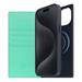 SLG Design puzdro D8 Neon Full Grain Leather Diary pre iPhone 15 Plus - Teal SD-D8N-DC-IP15S-TL