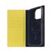 SLG Design puzdro D8 Neon Full Grain Leather Diary pre iPhone 15 Pro - Lemon SD-D8N-DC-IP15P-LM