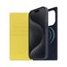 SLG Design puzdro D8 Neon Full Grain Leather Diary pre iPhone 15 Pro - Lemon SD-D8N-DC-IP15P-LM