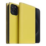 SLG Design puzdro D8 Neon Full Grain Leather Diary pre iPhone 15 Pro Max - Lemon SD-D8N-DC-IP15PM-LM