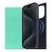 SLG Design puzdro D8 Neon Full Grain Leather Diary pre iPhone 15 Pro Max - Teal SD-D8N-DC-IP15PM-TL