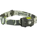 SLL 55 GREY čelovka 3W+2R 3XAAA SENCOR 8590669143559