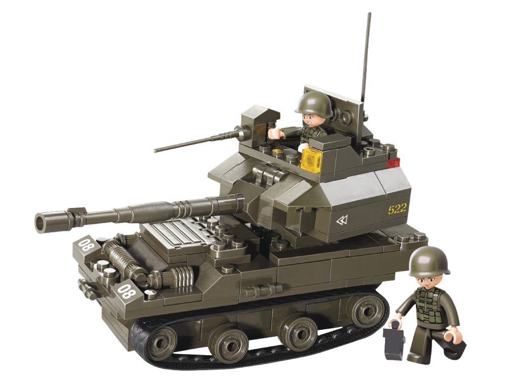 SLUBAN stavebnice Tank T-90, 171 dílků (kompatibilní s LEGO) M38-B0282