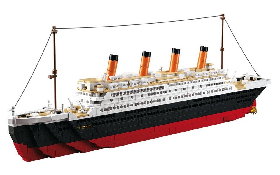 SLUBAN stavebnice Titanic Big, 1018 (kompatibilní s LEGO) M38-B0577