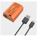 SmallRig 4979 Camera Battery USB-C Rechargeable DMW-BLK22 Orange