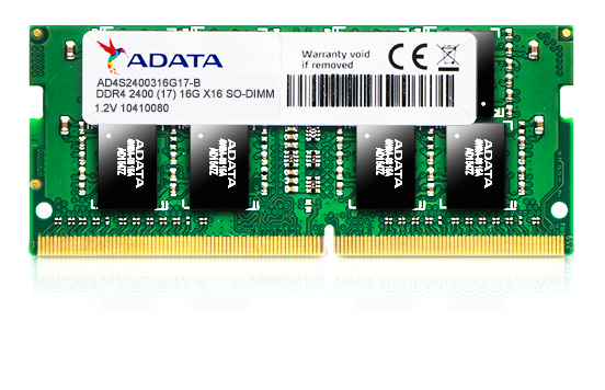 SO-DIMM 8GB DDR4-2400MHz ADATA 1024x8 CL17 AD4S240038G17-R