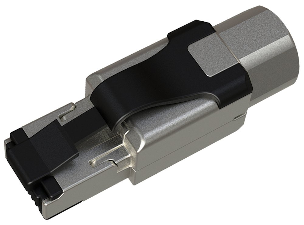 Solarix Konektor MPTL RJ45 CAT6 STP samořezný SXRJ45-6-STP-BK-SA-N 11910004