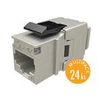 Solarix - Modul - multipack, rychlořezný - CAT 6 - STP - RJ-45 - černá (vnitřní část), stříbrné (ko 25286814