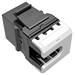 Solarix multipack (24ks) keystone c5e UTP RJ45 černý pro kleště SXKJ-NA-BU SXKJ-5E-UTP-BK-NA 25286713