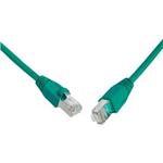 SOLARIX patch kabel CAT5E SFTP PVC 3m zelený snag-proof C5E-315GR-3MB