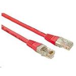 Solarix Patch kabel CAT5E UTP PVC 0,5m červený non-snag-proof C5E-155RD-0,5MB