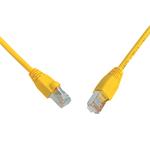 SOLARIX patch kabel CAT6 UTP PVC 0,5m žlutý snag proof