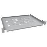 Solarix Police 19" 1U 350mm ukládací plato RAL 7035 úchyt na přední lišty UP-03-G 80191455