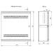Solarix Rozvaděč LC-18 LITE s lištami 3U,4U 540x540x180mm šedý RAL7035 86000576