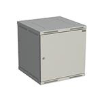 Solarix Rozvaděč nástěnný SENSA 12U 600mm, dveře plech, RAL 7035, SENSA-12U-66-21-G 83000284