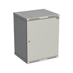 Solarix Rozvaděč nástěnný SENSA 15U 500mm, dveře plech, RAL 7035, SENSA-15U-65-21-G 83000186
