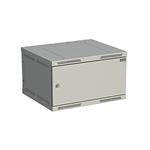 Solarix Rozvaděč nástěnný SENSA 6U 500mm, dveře plech, RAL 7035, SENSA-6U-65-21-G 83000180