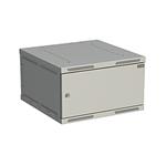 Solarix Rozvaděč nástěnný SENSA 6U 600mm, dveře plech, RAL 7035, SENSA-6U-66-21-G 83000280