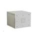 Solarix Rozvaděč nástěnný SENSA 9U 600mm, dveře plech, RAL 7035, SENSA-9U-66-21-G 83000282