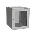 Solarix rozvaděč nástěnný skládaný SENSA LITE 12U 600mm, dveře sklo, RAL 7035, SENSA-L-12U-56-11-G 83000145