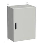 Solarix rozvaděč nástěnný venkovní LC-20 18U 600x300mm, dveře plech, LC-20-18U-63-22-G 86900234