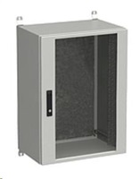 Solarix rozvaděč nástěnný venkovní LC-20 18U 600x500mm, dveře sklo, LC-20-18U-65-12-G 86900154